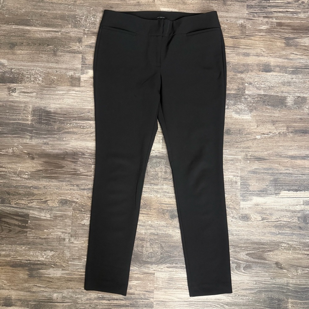 Ann Taylor Signature Women’s Black High-Rise Slim Fit Pants Size 10